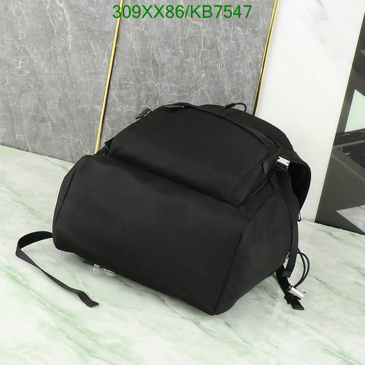 Prada Bag-(Mirror)-Backpack- Code: KB7547 $: 309USD