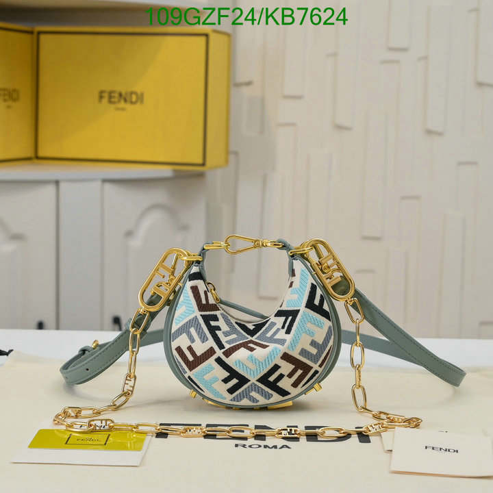 Fendi Bag-(4A)-Graphy-Cookie- Code: KB7624