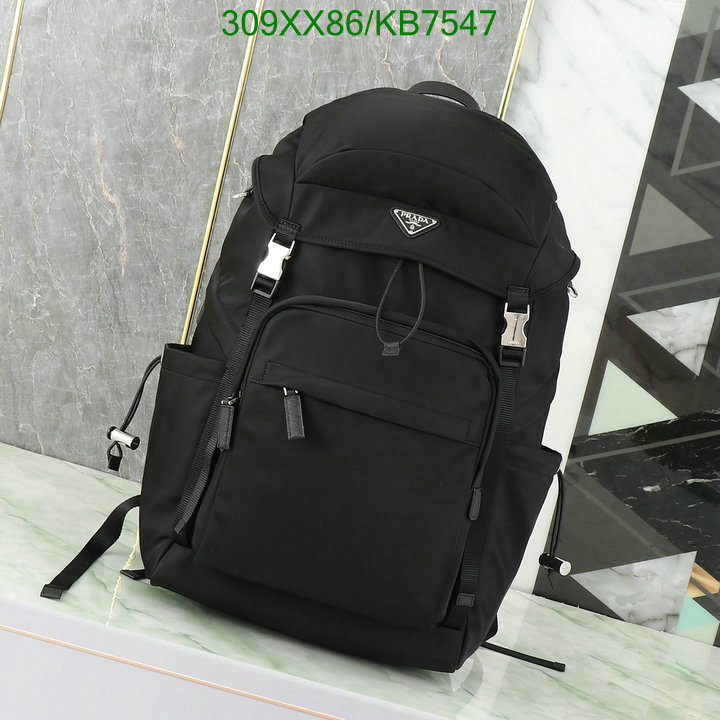 Prada Bag-(Mirror)-Backpack- Code: KB7547 $: 309USD