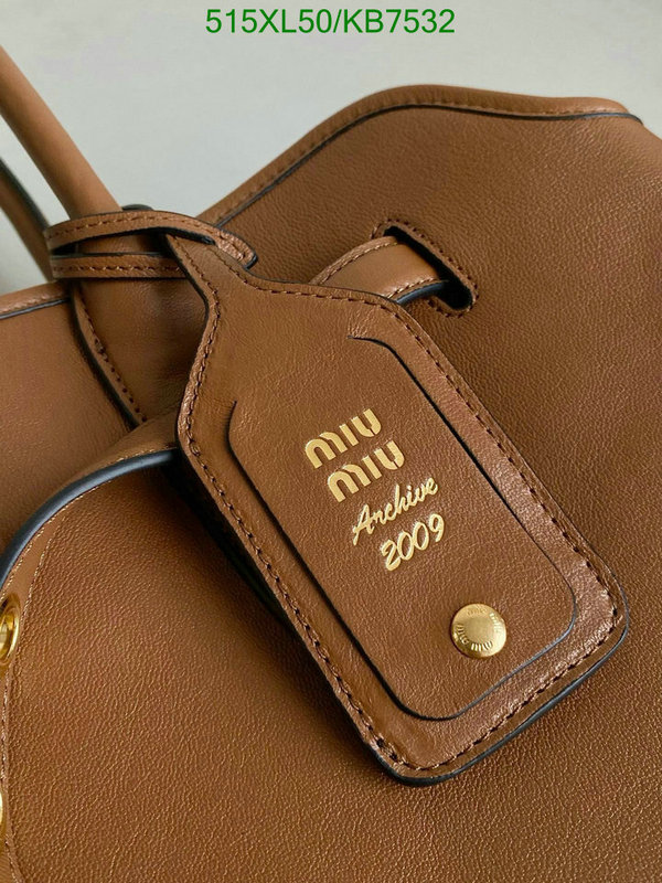 Miu Miu Bag-(Mirror)-Handbag- Code: KB7532 $: 515USD