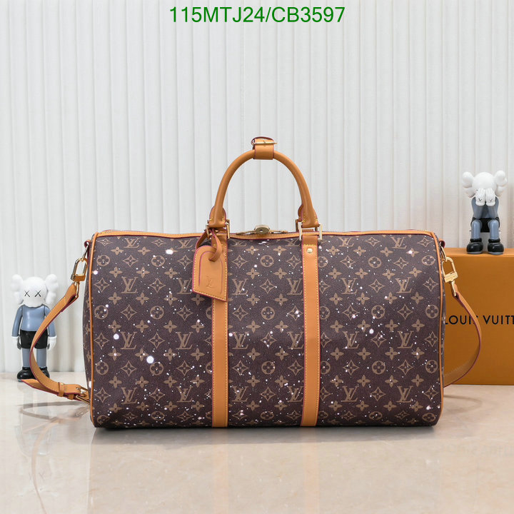 LV Bag-(4A)-Keepall BandouliRe 45-50- Code: CB3597 $: 115USD