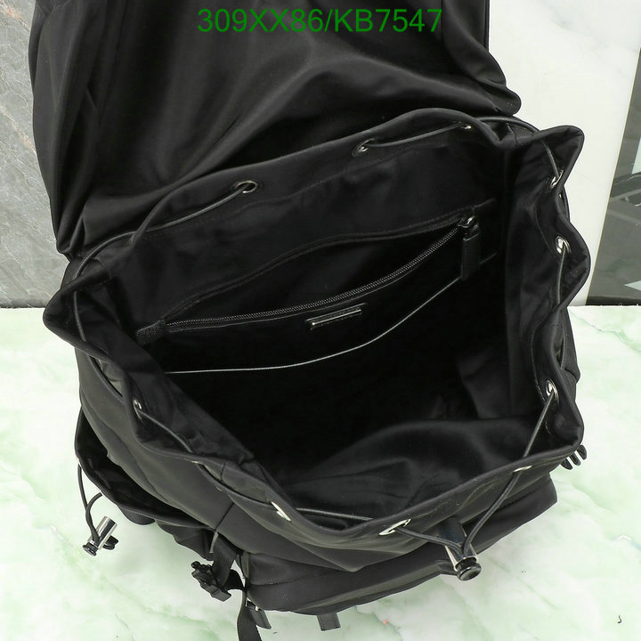 Prada Bag-(Mirror)-Backpack- Code: KB7547 $: 309USD