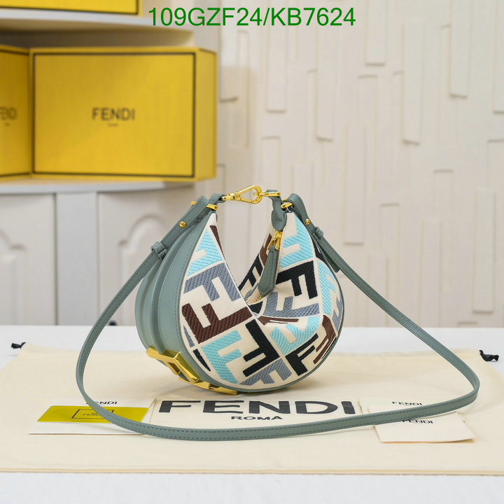 Fendi Bag-(4A)-Graphy-Cookie- Code: KB7624