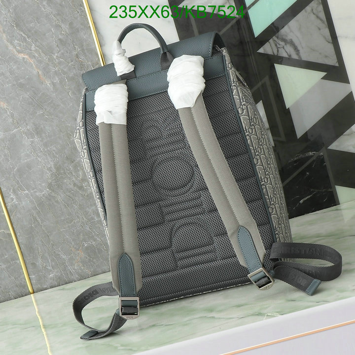 Dior Bag-(Mirror)-Backpack- Code: KB7524 $: 235USD