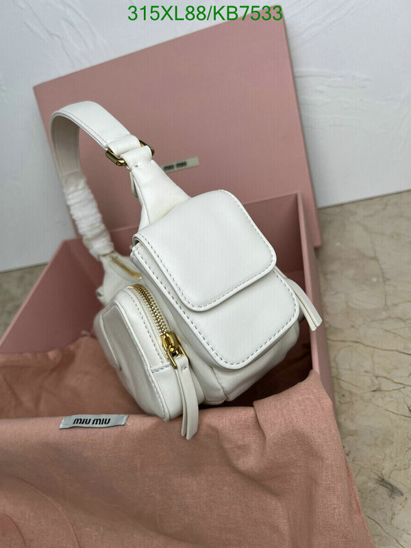 Miu Miu Bag-(Mirror)-Handbag- Code: KB7533 $: 315USD