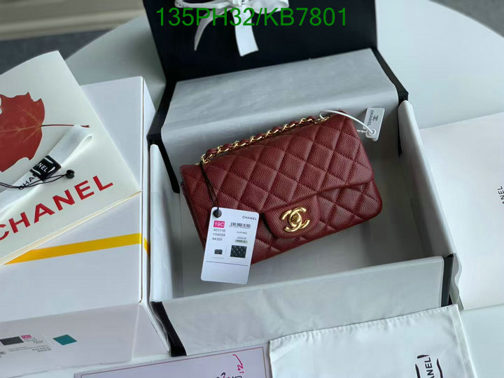 Chanel Bag-(Mirror)-Crossbody- Code: KB7801 $: 135USD