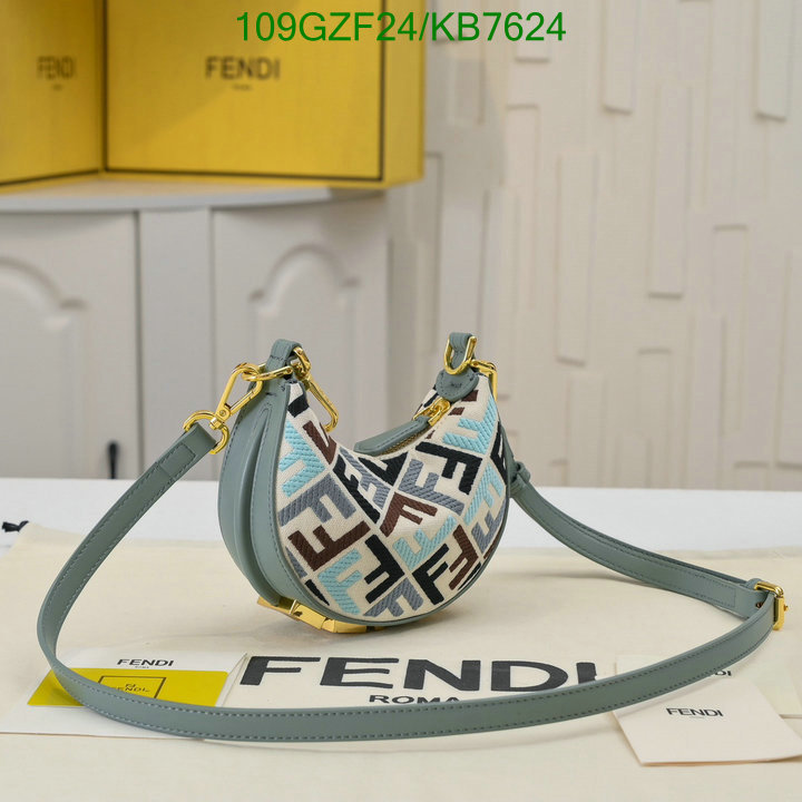 Fendi Bag-(4A)-Graphy-Cookie- Code: KB7624