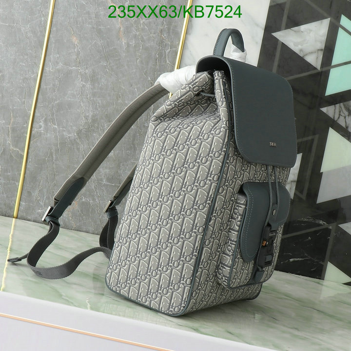 Dior Bag-(Mirror)-Backpack- Code: KB7524 $: 235USD