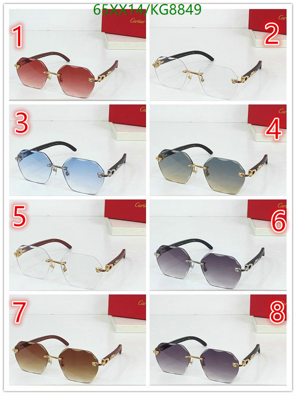 Glasses-Cartier Code: KG8849 $: 65USD