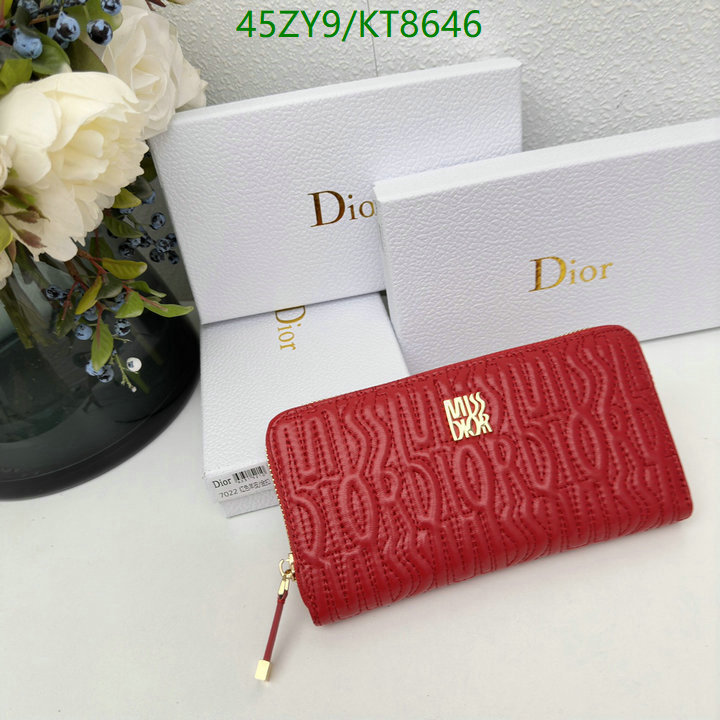 Dior Bag-(4A)-Wallet- Code: KT8646 $: 45USD