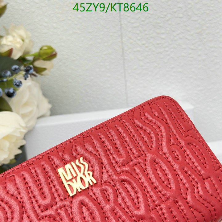 Dior Bag-(4A)-Wallet- Code: KT8646 $: 45USD