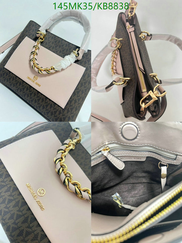 Michael Kors Bag-(Mirror)-Handbag- Code: KB8838 $: 145USD