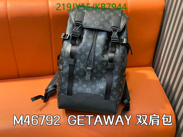 LV Bag-(Mirror)-Backpack- Code: KB7944 $: 219USD