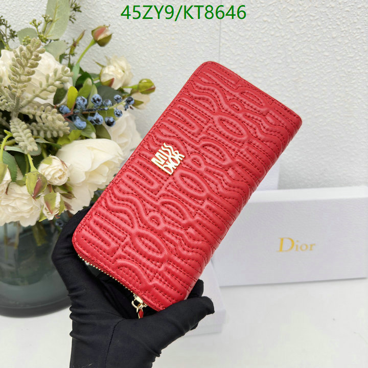 Dior Bag-(4A)-Wallet- Code: KT8646 $: 45USD