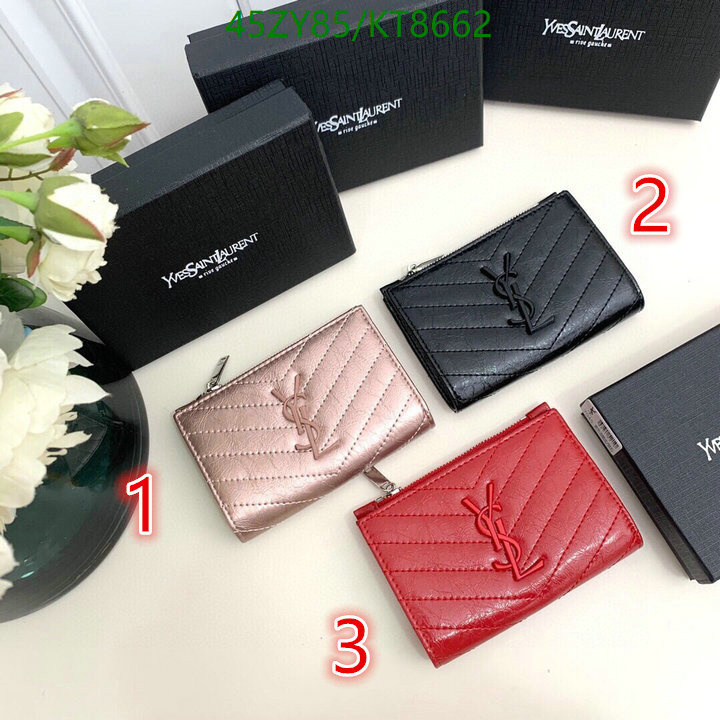 YSL Bag-(4A)-Wallet- Code: KT8662 $: 45USD