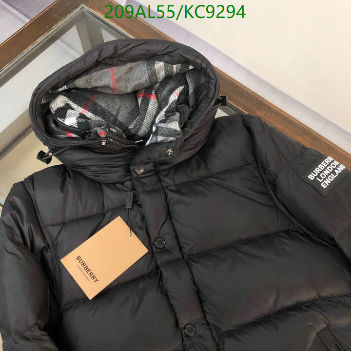 Down jacket Men-Burberry Code: KC9294 $: 209USD