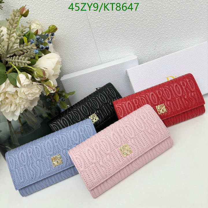 Dior Bag-(4A)-Wallet- Code: KT8647 $: 45USD