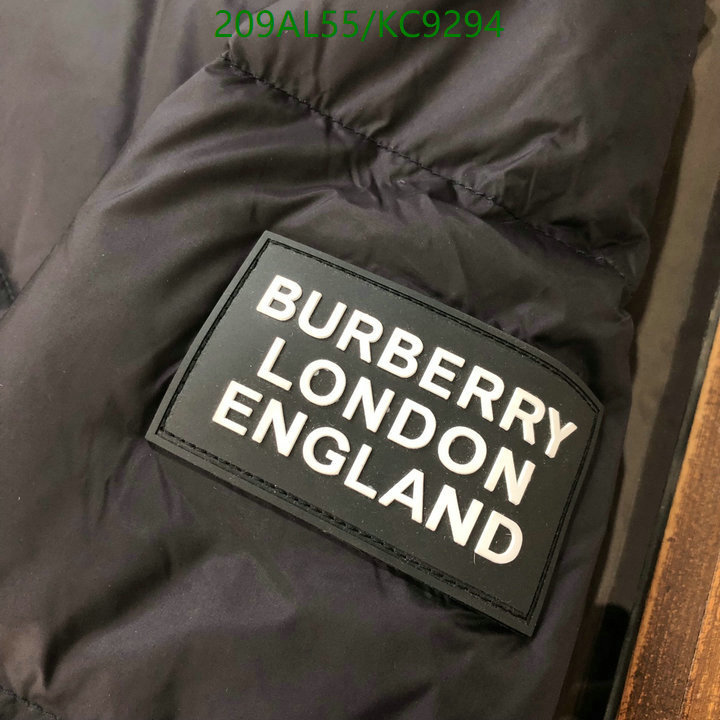 Down jacket Men-Burberry Code: KC9294 $: 209USD