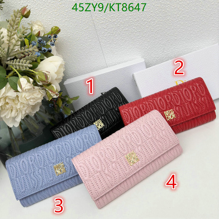 Dior Bag-(4A)-Wallet- Code: KT8647 $: 45USD