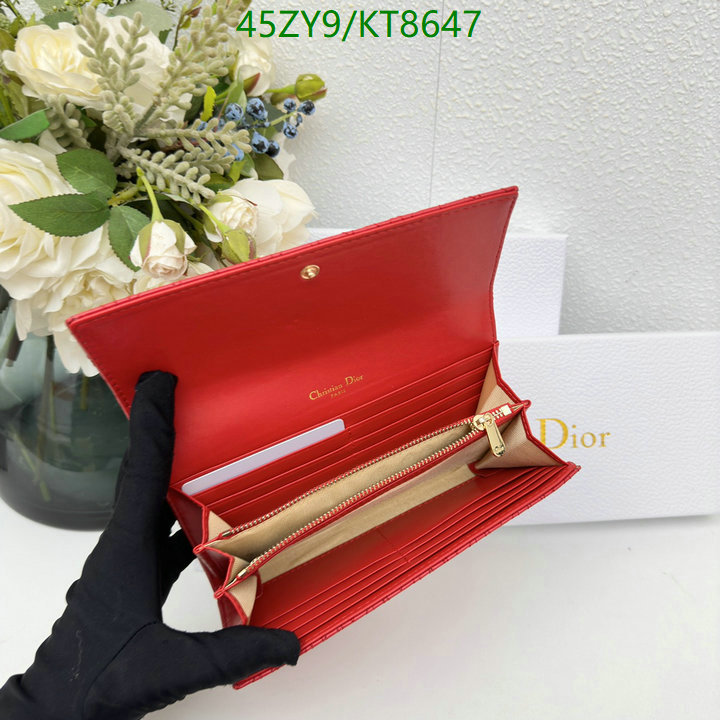 Dior Bag-(4A)-Wallet- Code: KT8647 $: 45USD