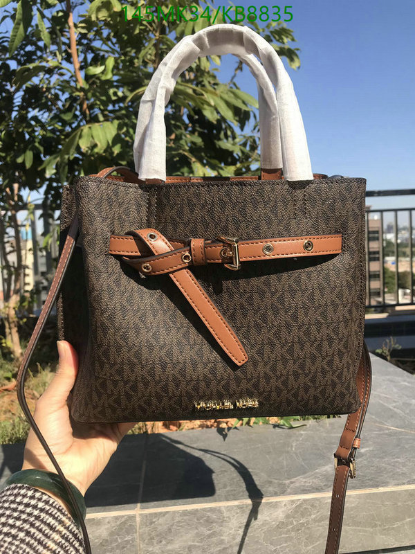 Michael Kors Bag-(Mirror)-Handbag- Code: KB8835 $: 145USD