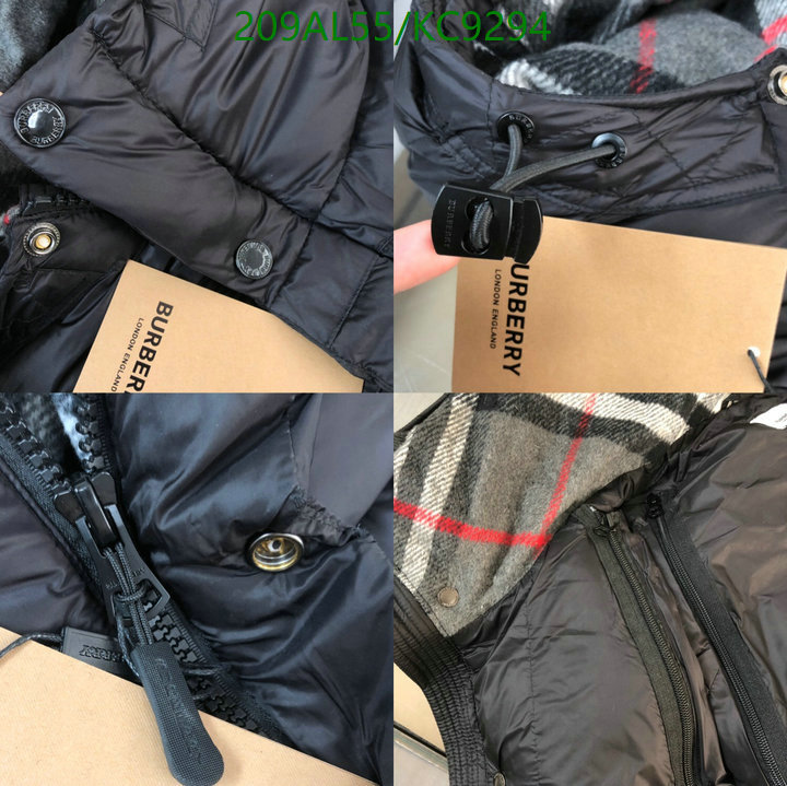 Down jacket Men-Burberry Code: KC9294 $: 209USD