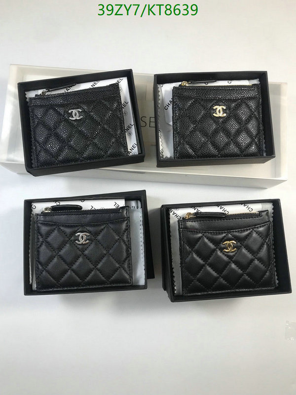 Chanel Bag-(4A)-Wallet- Code: KT8639 $: 39USD