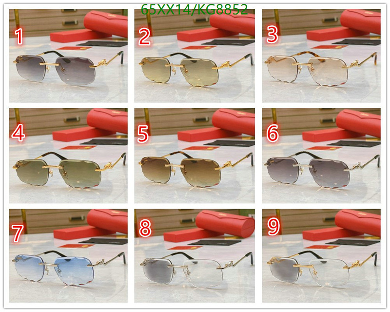 Glasses-Cartier Code: KG8852 $: 65USD