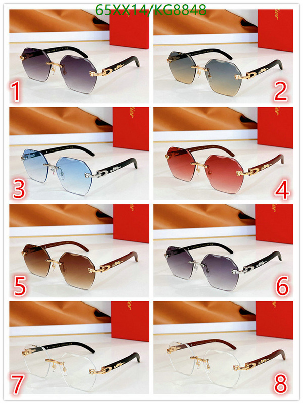 Glasses-Cartier Code: KG8848 $: 65USD