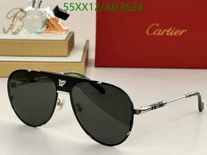 Glasses-Cartier Code: AG3624 $: 55USD