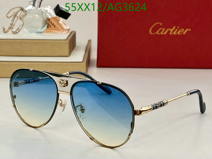 Glasses-Cartier Code: AG3624 $: 55USD