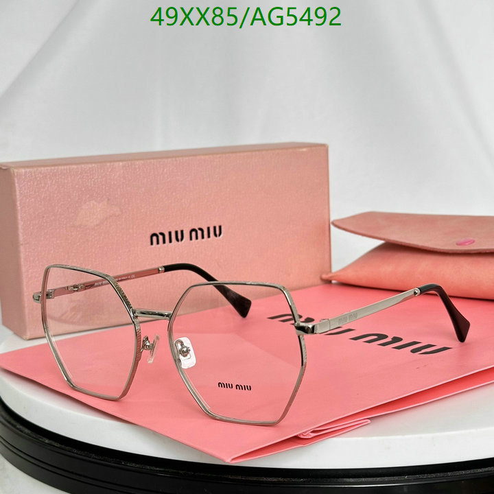 Glasses-MiuMiu Code: AG5492 $: 49USD