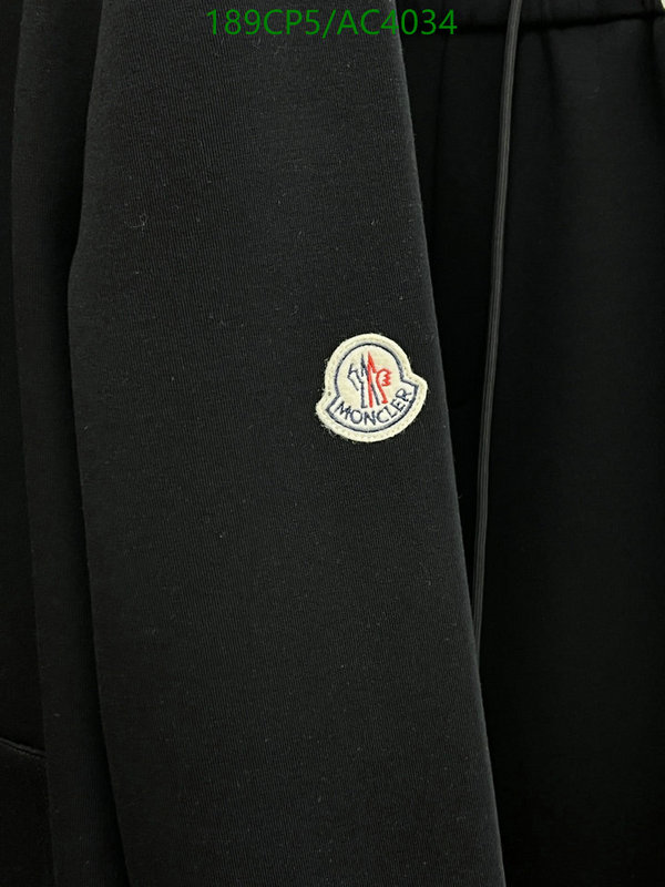 Clothing-Moncler Code: AC4034 $: 189USD