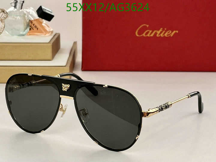 Glasses-Cartier Code: AG3624 $: 55USD