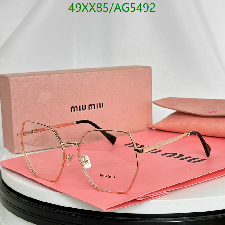 Glasses-MiuMiu Code: AG5492 $: 49USD