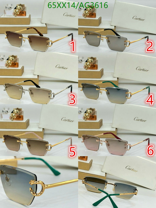 Glasses-Cartier Code: AG3616 $: 65USD