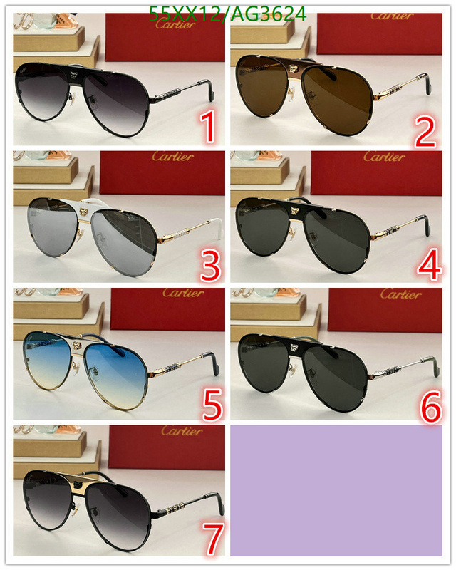 Glasses-Cartier Code: AG3624 $: 55USD