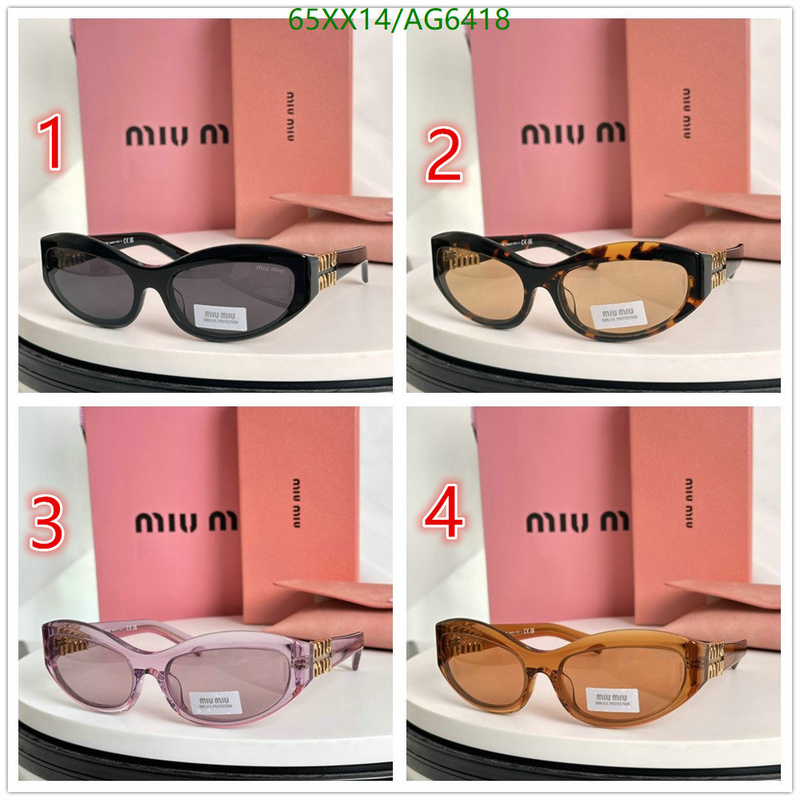 Glasses-MiuMiu Code: AG6418 $: 65USD