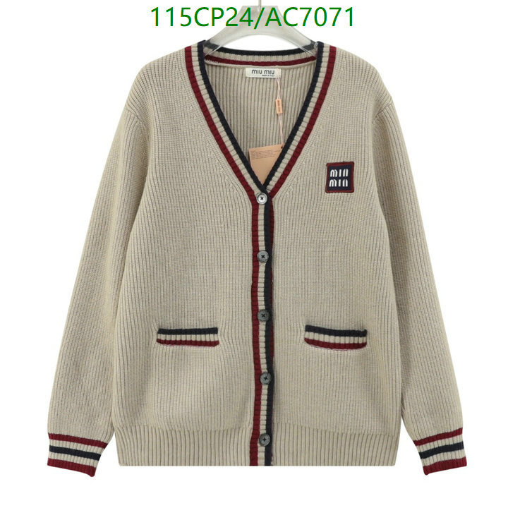 Clothing-MIUMIU Code: AC7071 $: 115USD