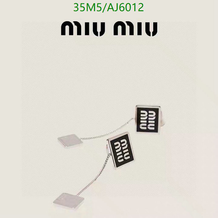 Jewelry-MiuMiu Code: AJ6012 $: 35USD