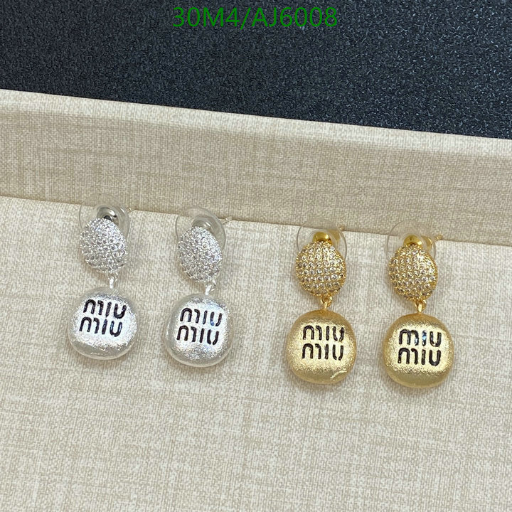 Jewelry-MiuMiu Code: AJ6008 $: 30USD