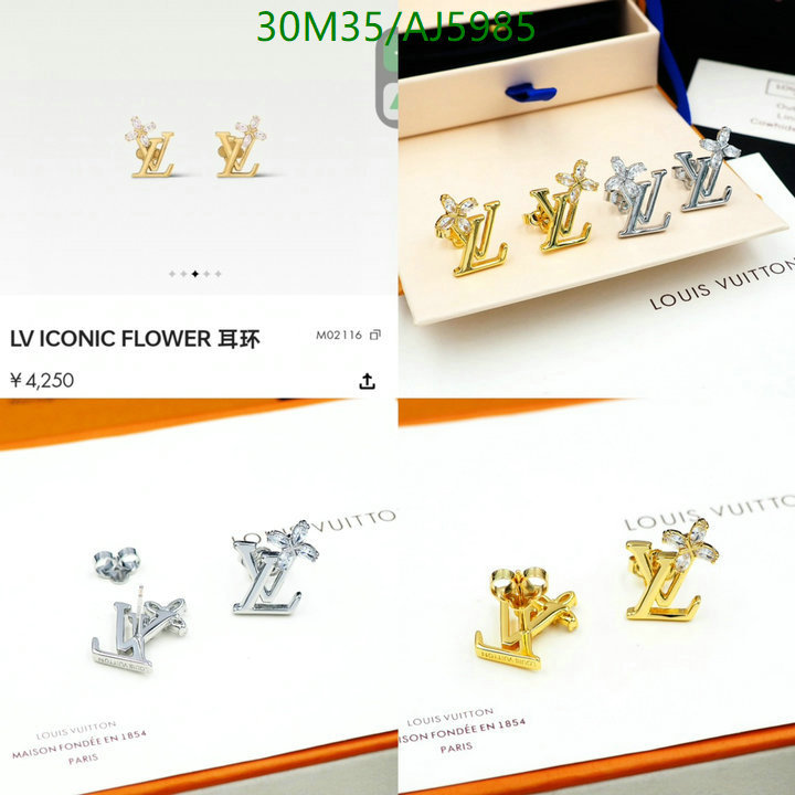 Jewelry-LV Code: AJ5985 $: 30USD