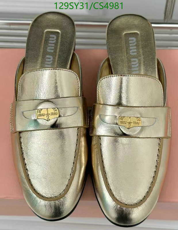 Women Shoes-Miu Miu Code: CS4981 $: 129USD