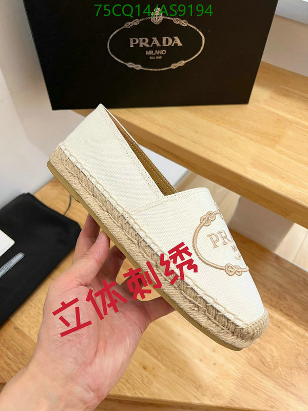 Women Shoes-Prada Code: AS9194 $: 75USD