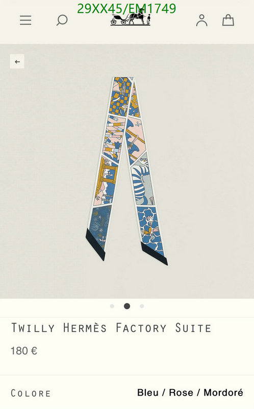 Scarf-Hermes Code: EM1749 $: 29USD