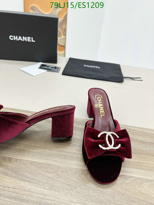 Women Shoes-Chanel Code: ES1209 $: 79USD