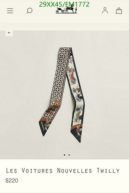 Scarf-Hermes Code: EM1772 $: 29USD