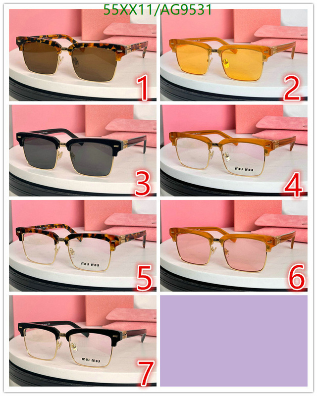 Glasses-MiuMiu Code: AG9531 $: 55USD