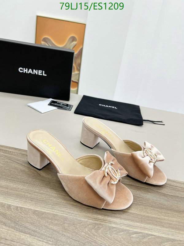 Women Shoes-Chanel Code: ES1209 $: 79USD