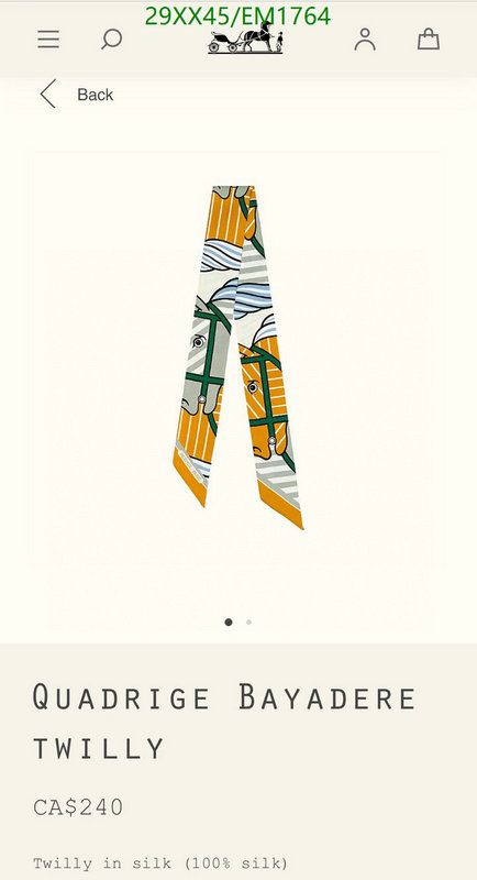 Scarf-Hermes Code: EM1764 $: 59USD